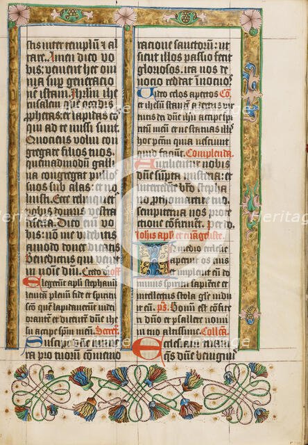 Decorated Text Page; Missal, about 1500-1505. Creator: Unknown.