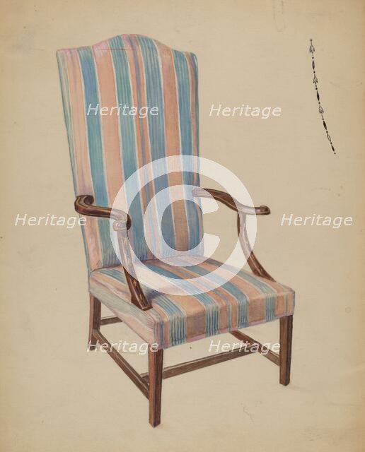 Chair, c. 1936. Creator: Bernard Gussow.