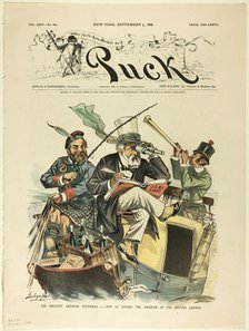 The Great American Statesman, Puck, published September 5, 1883. Creator: Louis Dalrymple.