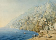 The Amalfi Coast, 1839. Creator: Mendelssohn Bartholdy, Felix (1809-1847).