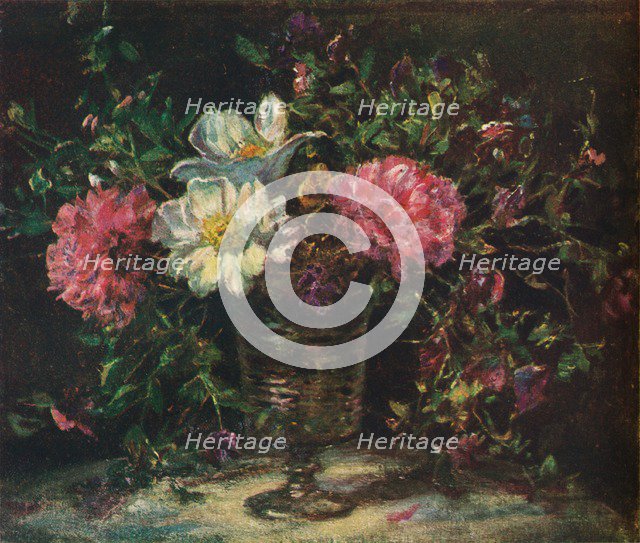 'Peonies', c1919. Artist: Mark Fisher.