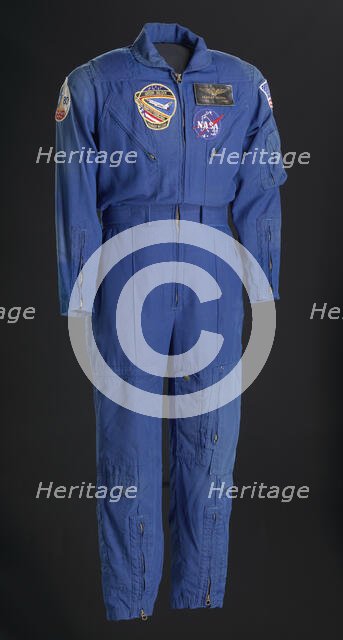 Flight suit worn by Charles F. Bolden during his first spaceflight, 1986. Creator: Gibson & Barnes.