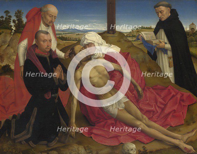 Pietà, ca 1465. Artist: Weyden, Rogier van der, (Workshop)  