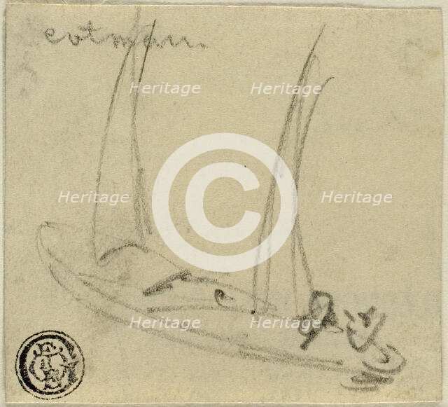 Sailboat, n.d. Creator: John Sell Cotman.