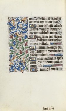 Book of Hours (Use of Rouen): fol. 134v, c. 1470. Creator: Master of the Geneva Latini (French, active Rouen, 1460-80).