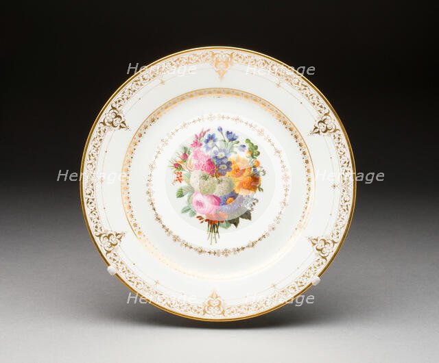 Plate, Sèvres, 1845/46. Creator: Sèvres Porcelain Manufactory.