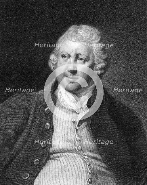 Richard Arkwright, 18th century British industrialist and inventor, (1836).Artist: James Posselwhite