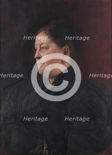 Portrait of Mathilde Trau, 1893. Creator: Klimt, Gustav (1862-1918).