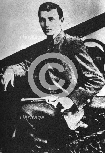 Robert Ford, the killer of the outlaw Jesse James, c1880s (1954). Artist: Unknown