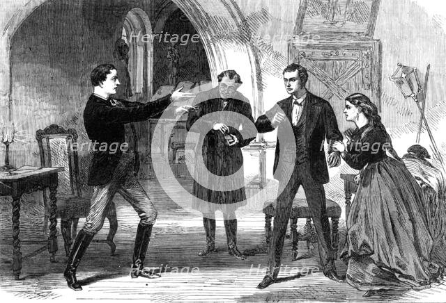 Scene from "No Thoroughfare", at the Adelphi Theatre, 1868. Creator: Unknown.