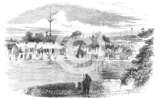 Part of the Destroyed Walls of Canton, from the Dutch Folly Fort -  from a sketch by an..., 1857. Creator: Unknown.