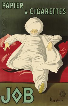 Advertising Poster for the tissue paper "Job", c. 1930. Creator: Cappiello, Leonetto (1875-1942).