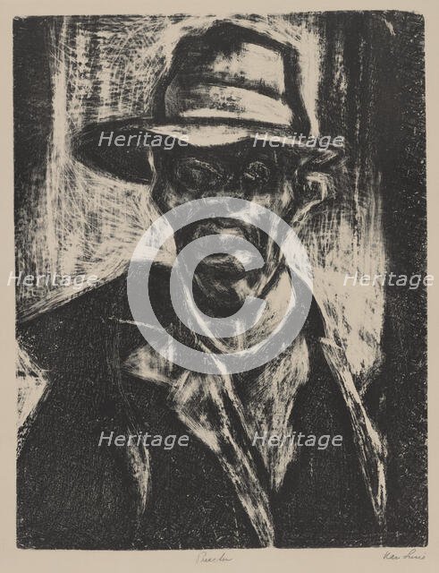 Preacher, ca.1935 - 1943. Creator: Nan Lurie.