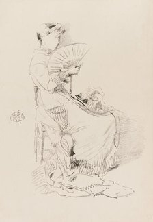 The Fan, 1879. Creator: James Abbott McNeill Whistler.