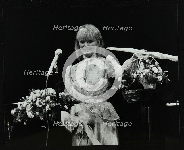 Petula Clark after a concert at the Forum Theatre, Hatfield, Hertfordsire, 1984. Artist: Denis Williams
