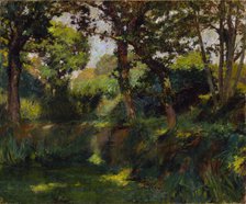 Wooded Landscape, late 19th-early 20th century. Creator: Samuel Isham.