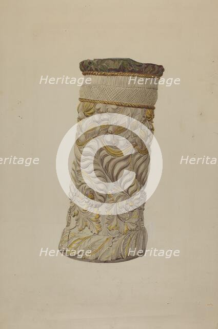 Mast Sheath, c. 1937. Creator: Lucille Chabot.