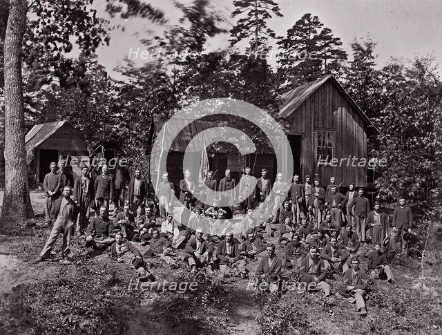 Co. D, 21st Michigan Infantry. Sherman's Volunteers, 1861-65. Creator: Unknown.