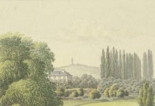 View of Ferdinand Fellner's family home in Frankfurt am Main, mid-19th century. Creator: Ferdinand Fellner.