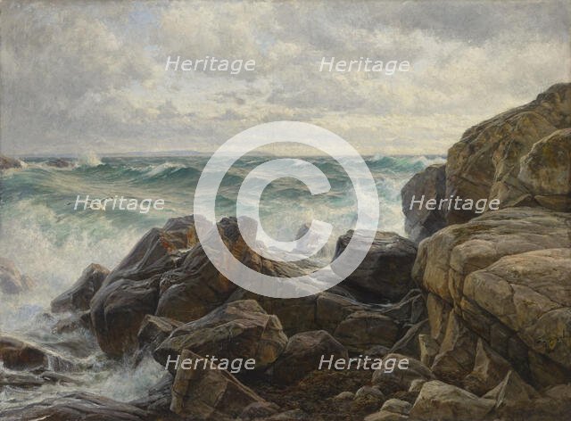 Kattegat in Storm, 1894. Creator: Berndt Lindholm.