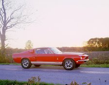 1968 Ford mustang GT350 Shelby cobra. Artist: Unknown.