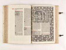 The Kelmscott Chaucer - The Works of Geoffrey Chaucer Now Newly Imprinted, 1896. Creator: Sir Edward Coley Burne-Jones.