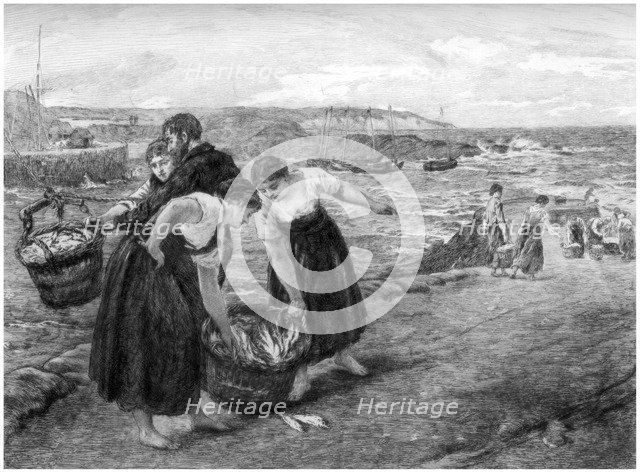 'Caller Herrin', c1880-1882.Artist: Otto Theodor Leyde