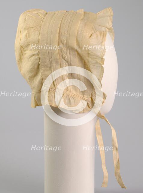 Nightcap, American, ca. 1850. Creator: Unknown.