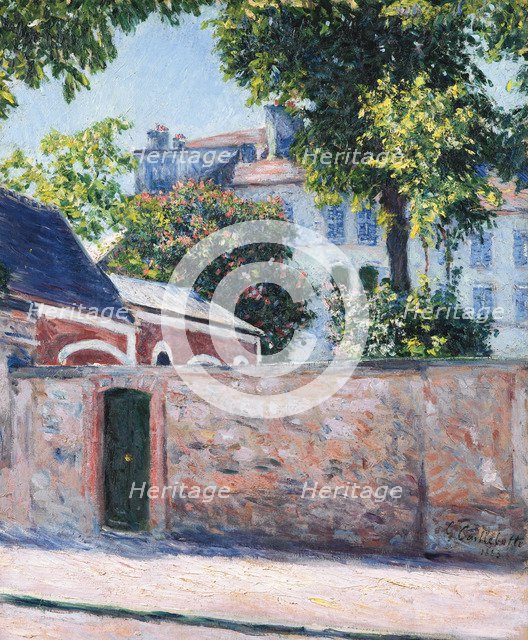 Houses in Argenteuil, 1883. Artist: Caillebotte, Gustave (1848-1894)