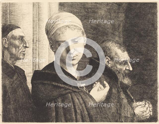 Baptism (Le bapteme). Creator: Alphonse Legros.