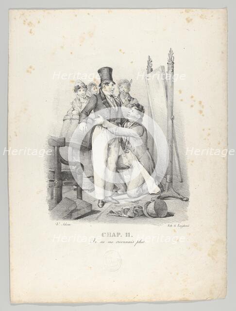 Chap. II: Je ne me reconnais plus (I No Longer Recognize Myself), 1824. Creator: Victor Adam.