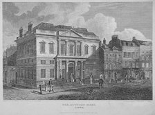 View of the Auction Mart in Bartholomew Lane, City of London, 1815. Artist: J Shury