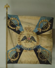 Banner of the Life-Guards Grenadier Regiment, 1879. Artist: Flags, Banners and Standards  