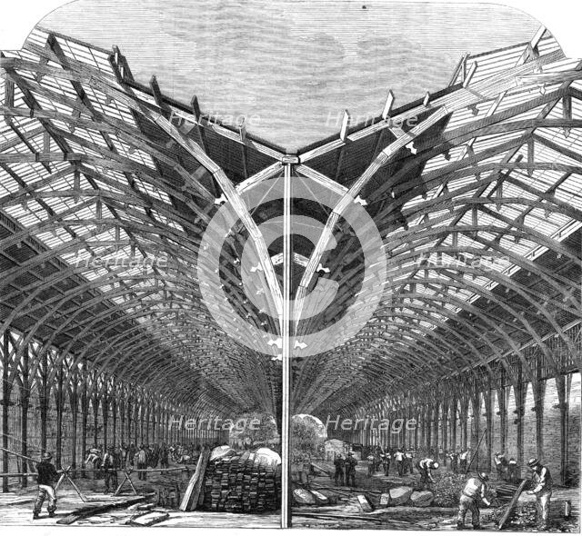 Progress of the International Exhibition: the Machinery Department, 1861. Creator: Unknown.