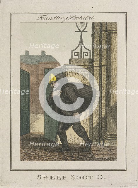 'Sweep Soot O', Cries of London, 1804. Artist: Anon