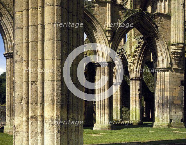 Rievaulx Abbey, North Yorkshire, 1988. Artist: Paul Highnam