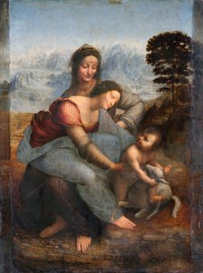 The Virgin and Child with Saint Anne, c.1508. Artist: Leonardo da Vinci (1452-1519)