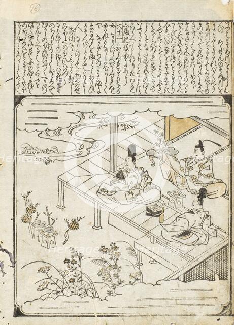 Scenes from the Tales of Ise (Narihira), 1670s-1680s. Creator: Unknown.