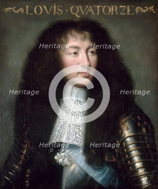 Louis XIV, King of France (1638-1715). Artist: Le Brun, Charles (1619-1690)
