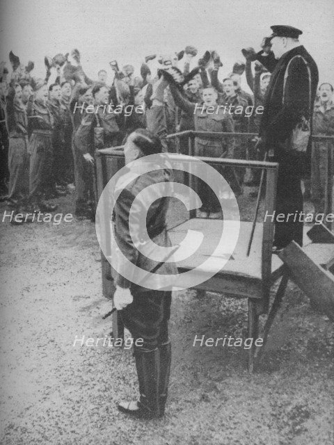 'Hailed by the New Men of his Old Regiment', 1941.  Artist: Unknown.