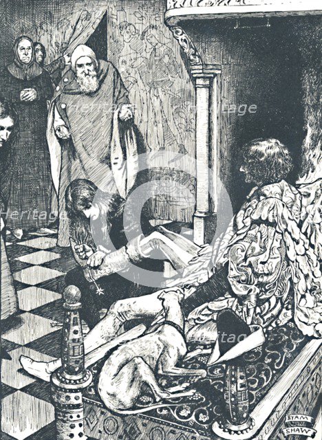 But This Course Did Not Please His Subjects., 1899, (1923). Artist: Byam Shaw.