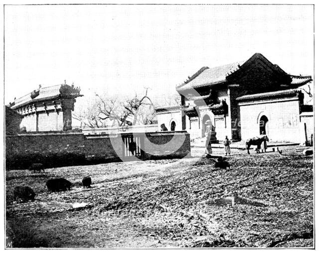 Mukden: Temple of the Queen of Heaven, 1895. Creator: Unknown.