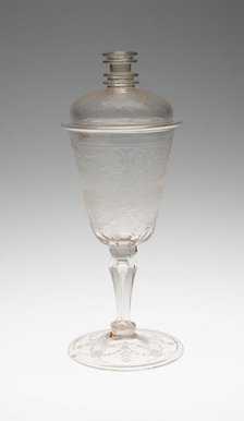Goblet with Cover, Thuringia, 1701-1713. Creator: Unknown.