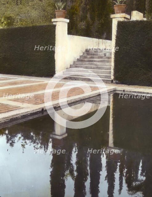 "El Fureidis," James Waldron Gillespie house, Parra Grande Lane, Montecito, California, 1917. Creator: Frances Benjamin Johnston.