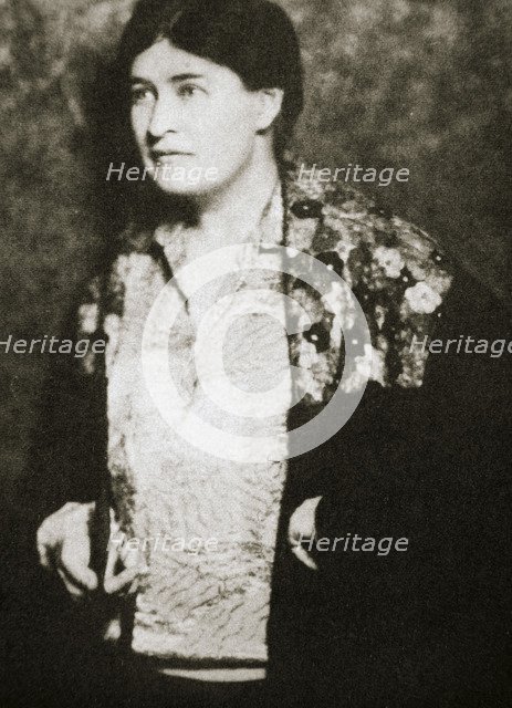 Willa Cather, American novelist, mid 1920s. Artist: Unknown
