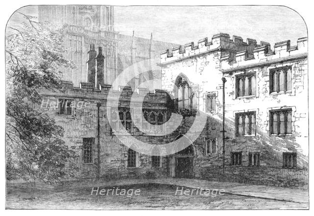 The Deanery, Dean's-Yard, Westminster, 1881. Creator: Unknown.