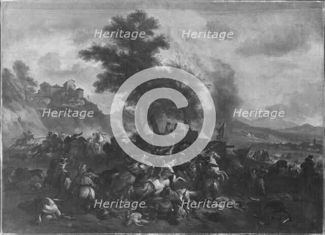 Prince Eugen's battle at Schellenberg; Bataille, 1662-1733. Creator: Jan van Huchtenburg.