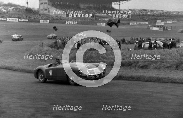 MGA , C. Shove at Brands Hatch 26/12/1957. Creator: Unknown.