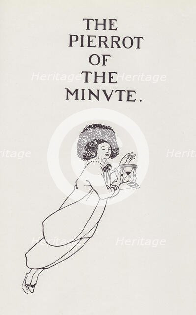 Cover Design to The Pierrot of the Minute, 1897. Creator: Aubrey Beardsley.