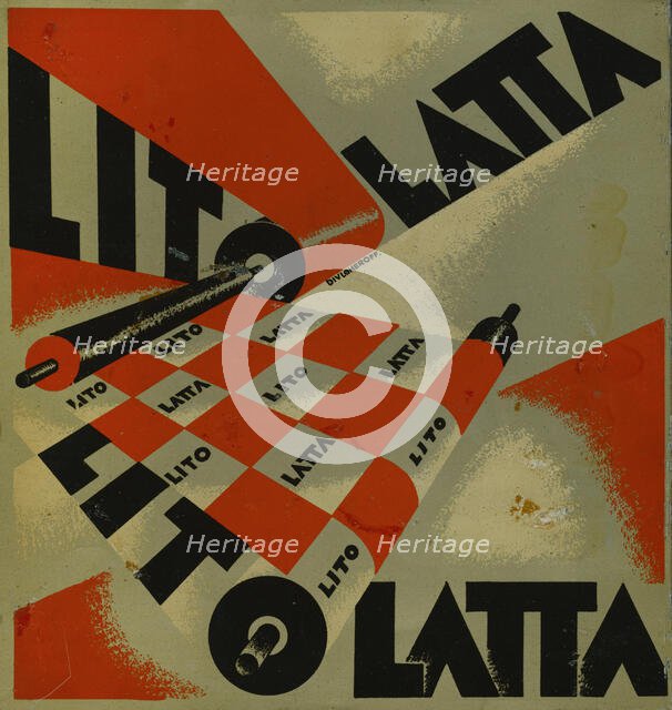 Parole in libertà, 1932. Creator: Marinetti, Filippo Tommaso (1876-1944).